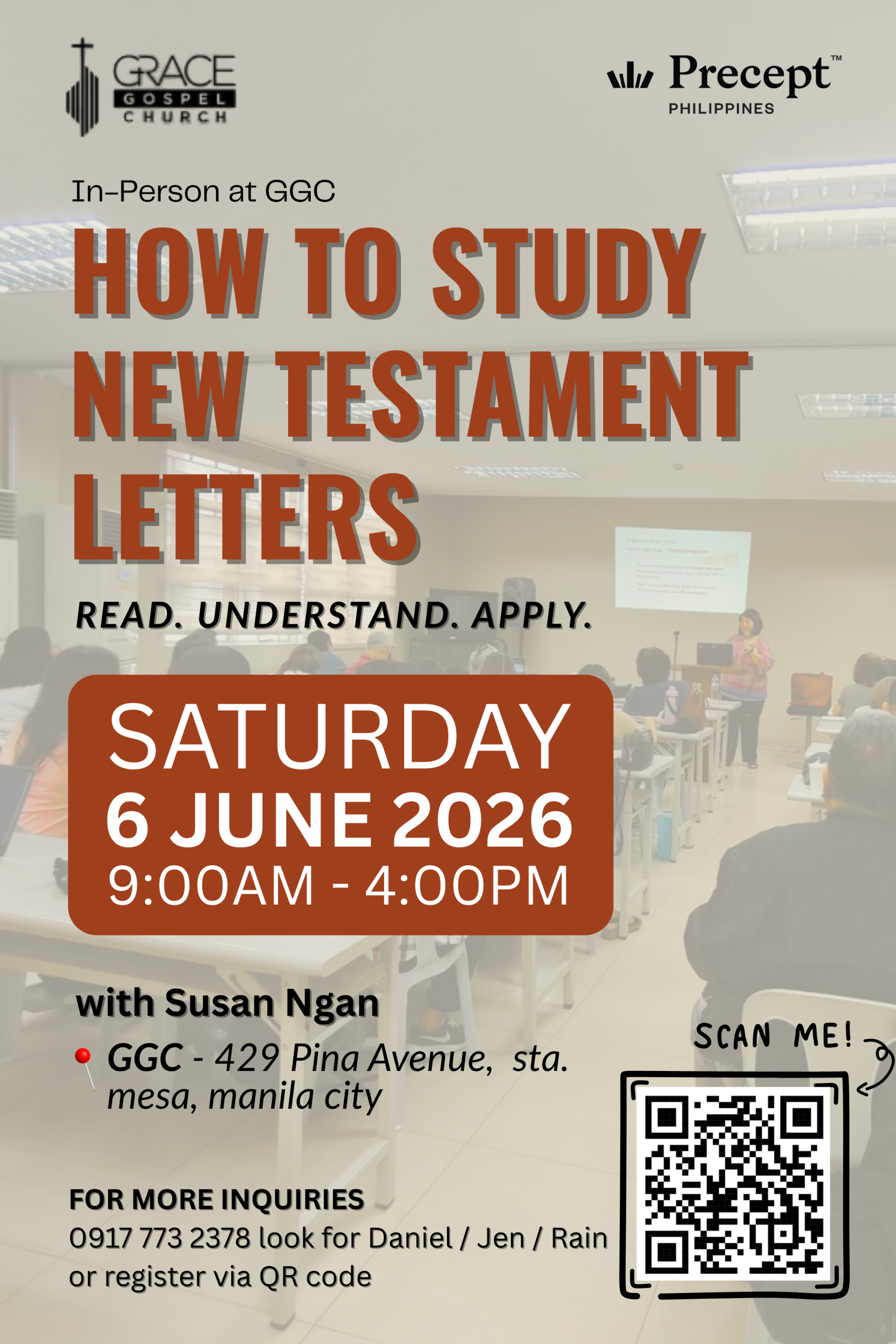 How to Study New Testament Letters  I  In-Person