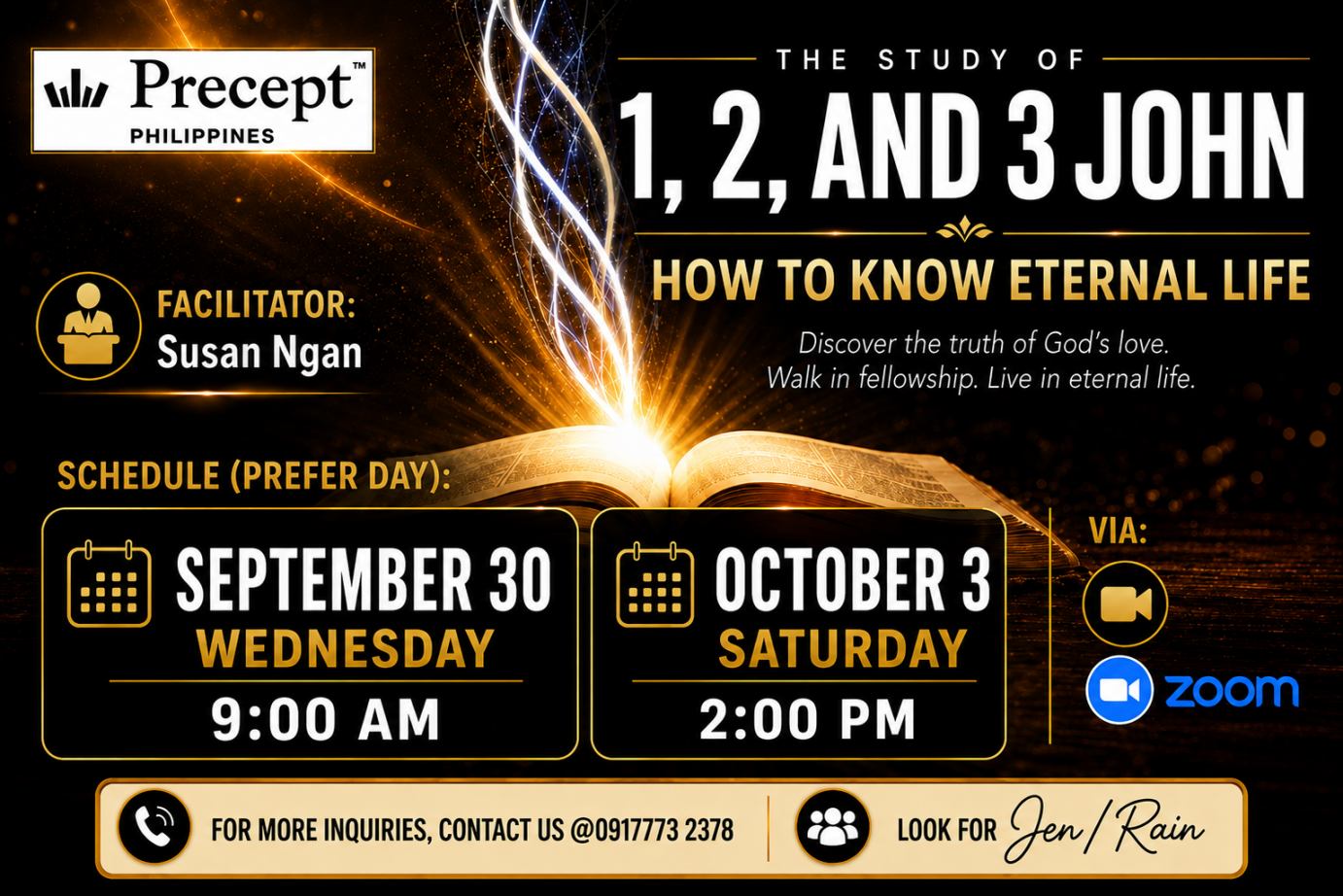 1 2 3 John Bible Study | Precept Ministries Philippines